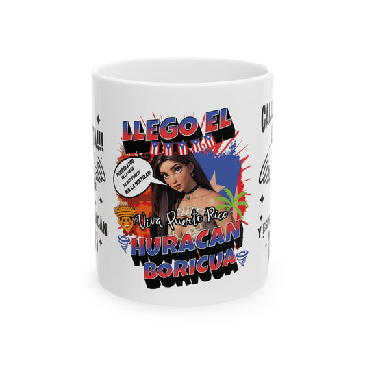 Llegó El Huracán Boricua - Taza Inspirada en Maripily Rivera 11oz