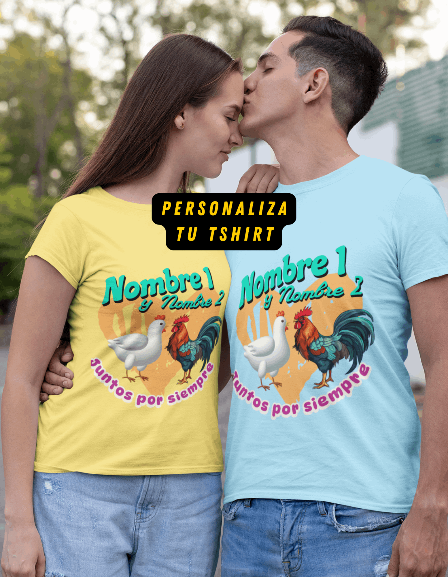 T-Shirt Petunia y Jacinto "Juntos Por Siempre"