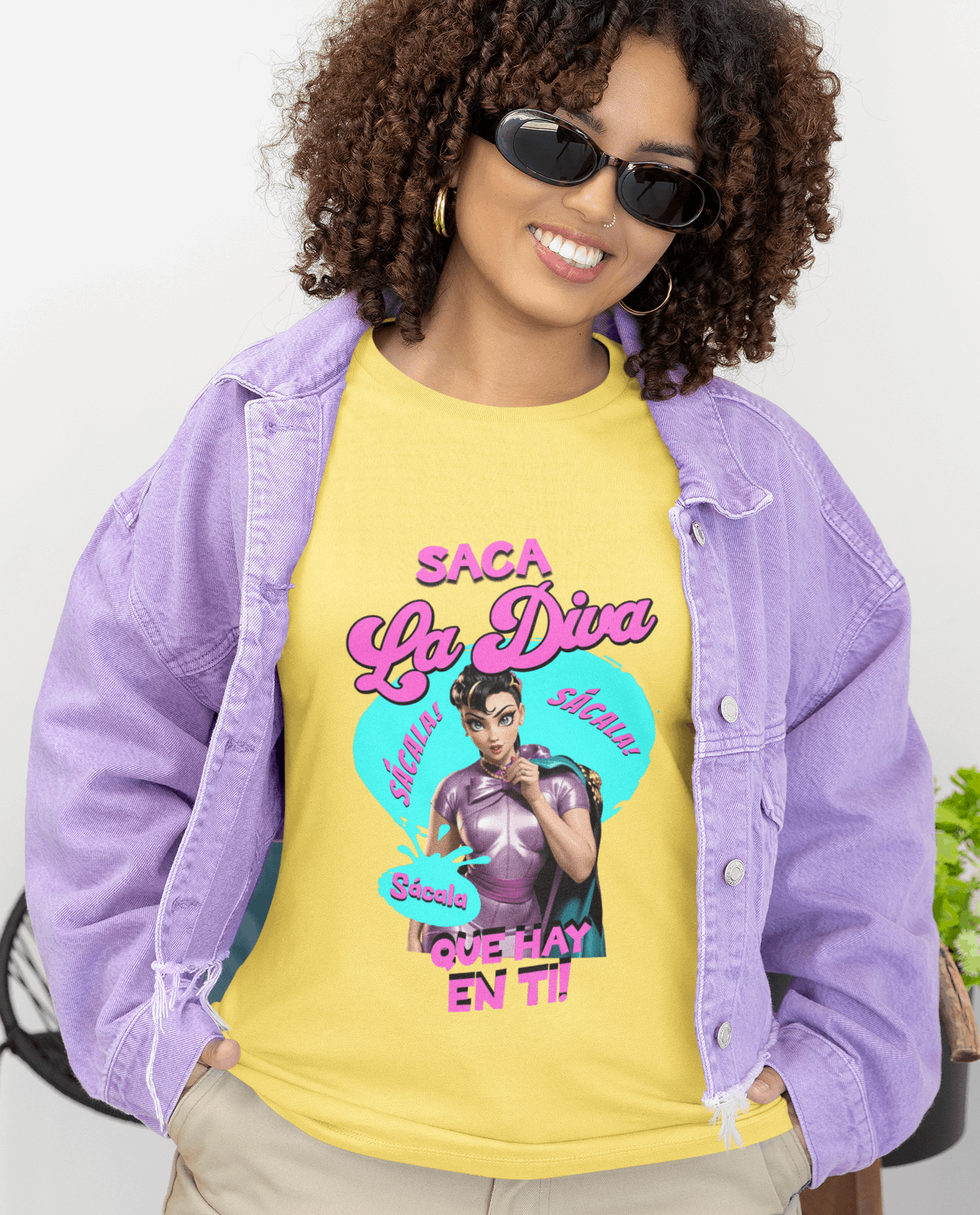 T-Shirt Saca La Diva Que Hay En Ti