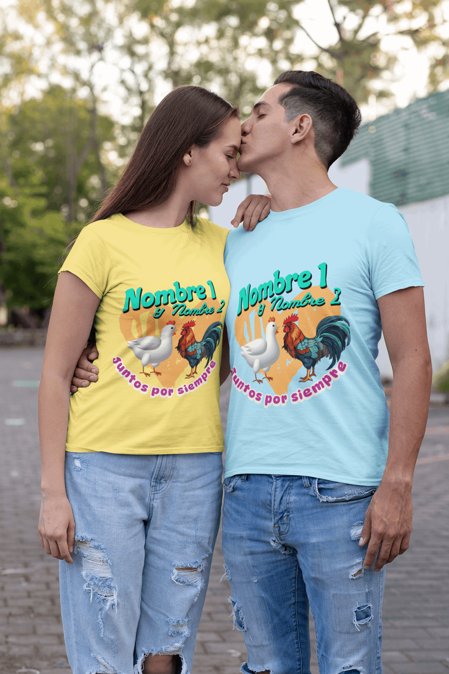 T-Shirt Petunia y Jacinto "Juntos Por Siempre"